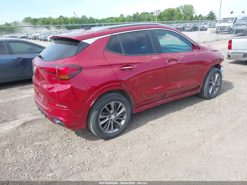 2021 Buick Encore gx VIN KL4MMBS20MB083451 IAAI salvage auction — FRONT END, Salvage Title, sold $2,150 on 2026-07-07 (photo 4)