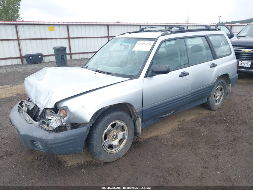 2002 Subaru Forester VIN JF1SF63592H700966 IAAI salvage auction — FRONT END, Bill Of Sale (Washington), sold $300 on 2026-07-14 (photo 2)