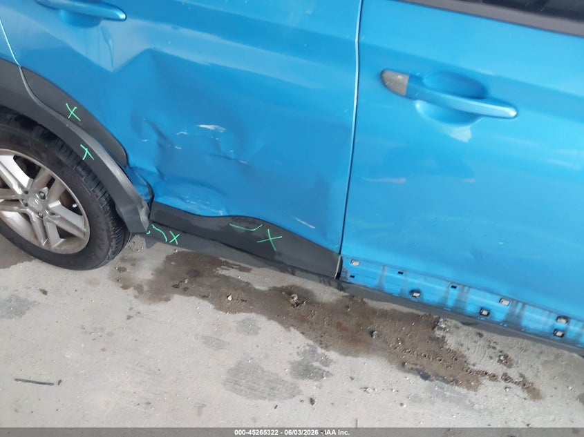 2019 Hyundai Kona VIN KM8K12AA6KU326725 IAAI salvage auction — RIGHT SIDE, Original (Texas), sold $2,850 on 2026-07-10 (photo 6)