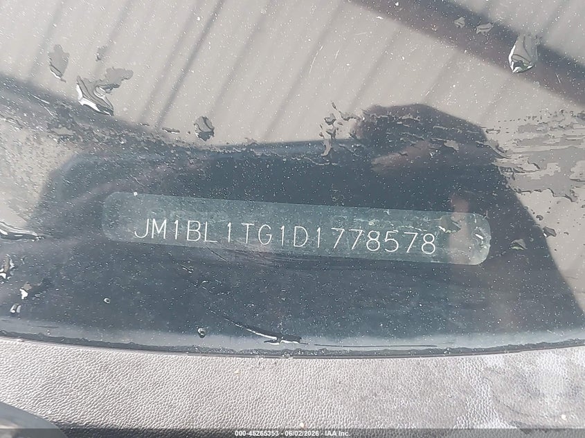 2013 Mazda 3 VIN JM1BL1TG1D1778578 IAAI salvage auction — FRONT END, Salvage Title, sold $575 on 2026-07-17 (photo 9)