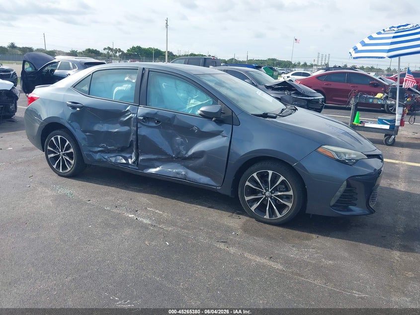 2017 Toyota Corolla VIN 5YFBURHE7HP624901 IAAI salvage auction — RIGHT SIDE, Salvage Title, sold $4,150 on 2026-07-16 (photo 1)