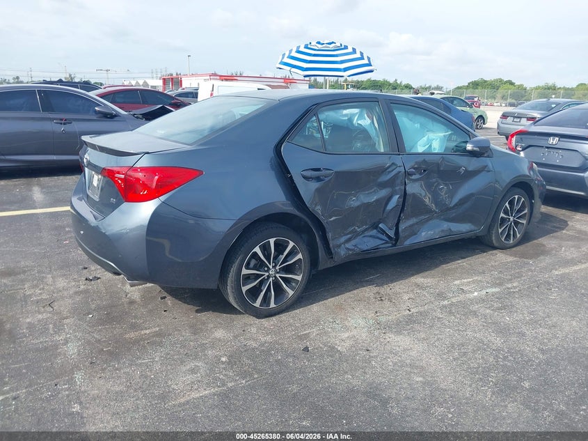 2017 Toyota Corolla VIN 5YFBURHE7HP624901 IAAI salvage auction — RIGHT SIDE, Salvage Title, sold $4,150 on 2026-07-16 (photo 4)