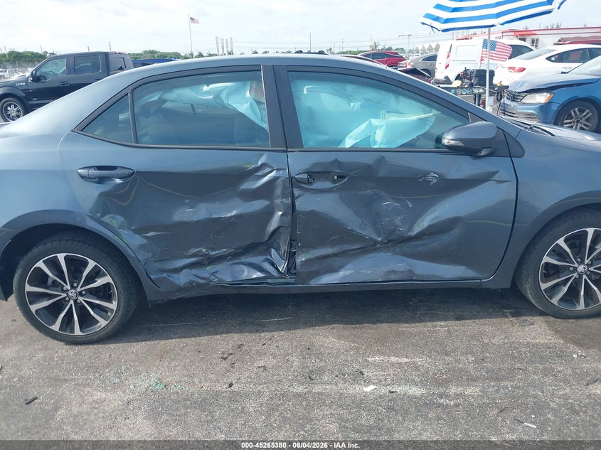 2017 Toyota Corolla VIN 5YFBURHE7HP624901 IAAI salvage auction — RIGHT SIDE, Salvage Title, sold $4,150 on 2026-07-16 (photo 6)