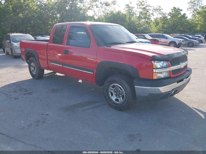 2004 Chevrolet Silverado 1500 VIN 1GCEK19V94E375544 IAAI salvage auction — REAR END, Salvage (Kentucky), sold $850 on 2026-07-09 (photo 1)