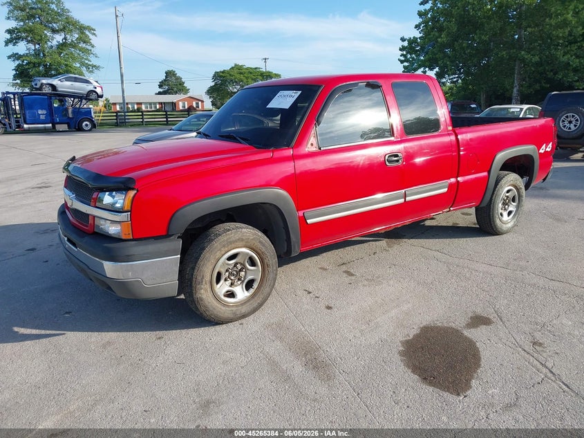 2004 Chevrolet Silverado 1500 VIN 1GCEK19V94E375544 IAAI salvage auction — REAR END, Salvage (Kentucky), sold $850 on 2026-07-09 (photo 2)