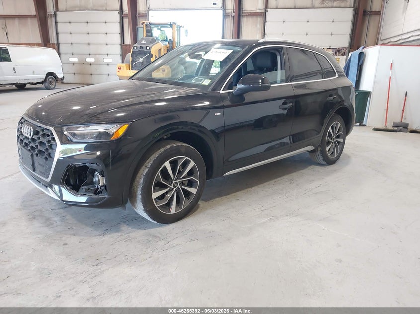 2024 Audi Q5 VIN WA1GAAFY9R2091747 IAAI salvage auction — LEFT FRONT, Mv-907A (New York), sold $25 on 2026-07-29 (photo 2)