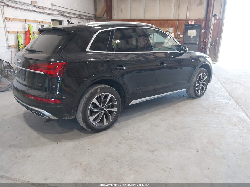 2024 Audi Q5 VIN WA1GAAFY9R2091747 IAAI salvage auction — LEFT FRONT, Mv-907A (New York), sold $25 on 2026-07-29 (photo 4)