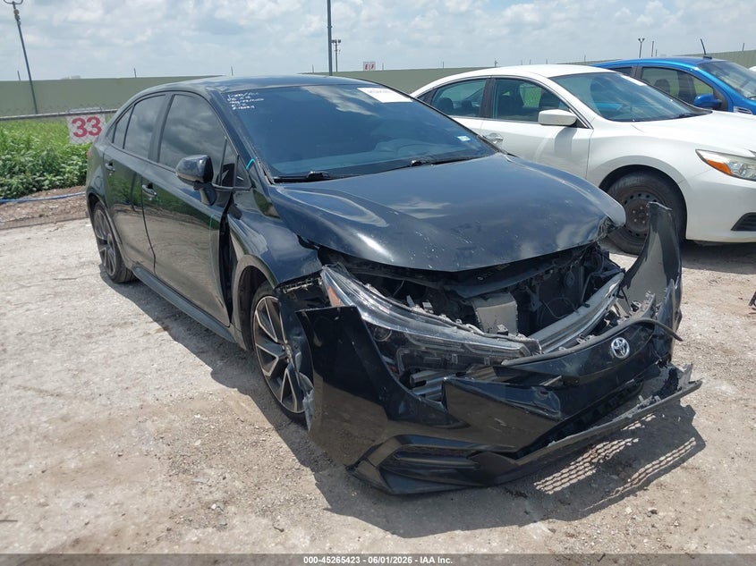 2021 Toyota Corolla VIN 5YFS4MCE5MP085716 IAAI salvage auction — FRONT END, Salvage Title, sold $4,250 on 2026-07-23 (photo 1)