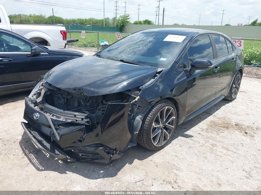 2021 Toyota Corolla VIN 5YFS4MCE5MP085716 IAAI salvage auction — FRONT END, Salvage Title, sold $4,250 on 2026-07-27 (photo 2)