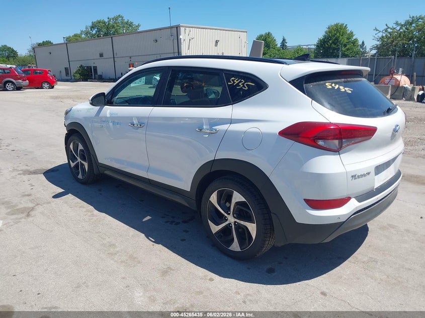 2016 Hyundai Tucson VIN KM8J33A23GU140166 IAAI salvage auction — FRONT END, Salvage (Illinois), sold $1,050 on 2026-07-13 (photo 3)