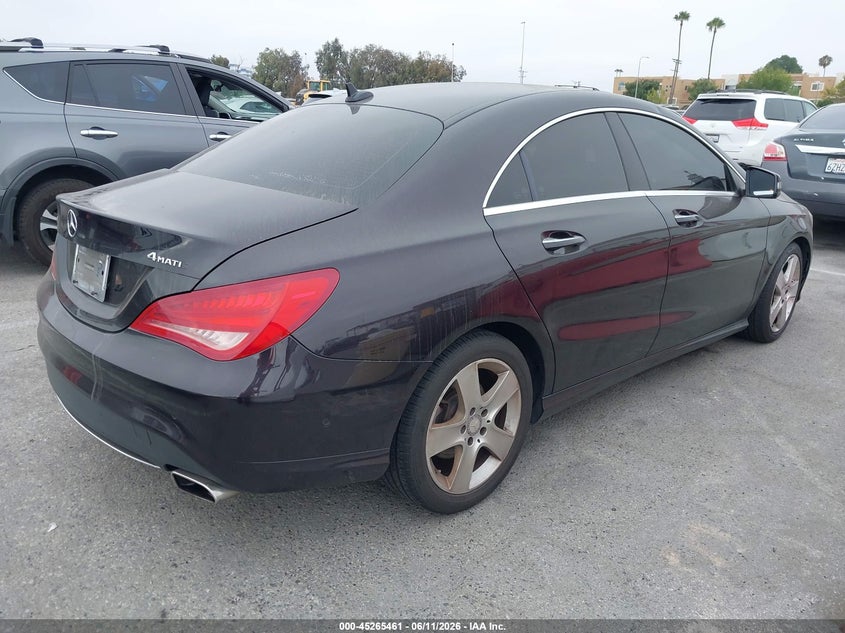 2015 Mercedes-benz Cla-klasse VIN WDDSJ4GB2FN174593 IAAI salvage auction — SIDE, Salvage Title, sold $1,975 on 2026-07-23 (photo 4)