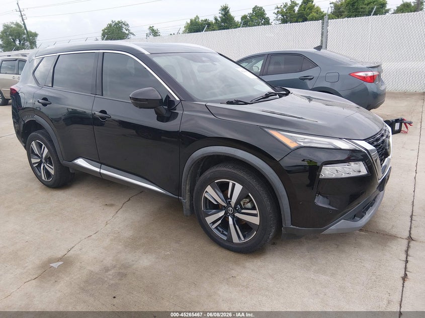 2021 Nissan Rogue VIN 5N1AT3CA6MC727399 IAAI salvage auction — LEFT REAR, Salvage Title, sold $50 on 2026-07-29 (photo 1)
