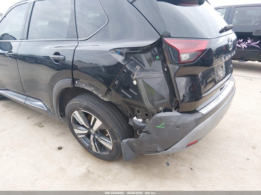 2021 Nissan Rogue VIN 5N1AT3CA6MC727399 IAAI salvage auction — LEFT REAR, Salvage Title, sold $50 on 2026-07-29 (photo 6)