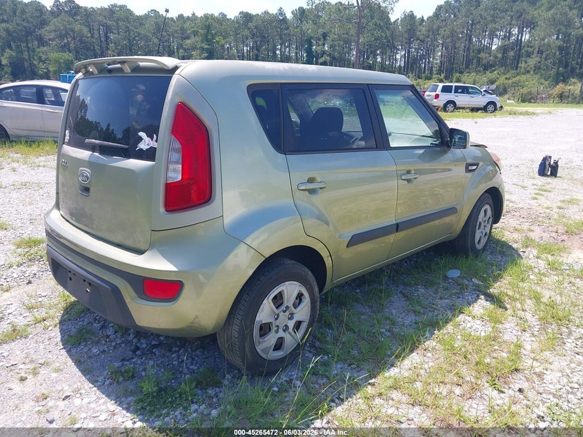 2012 Kia Soul VIN KNDJT2A52C7454392 IAAI salvage auction — LEFT FRONT, Salvage Title, sold $300 on 2026-07-23 (photo 4)