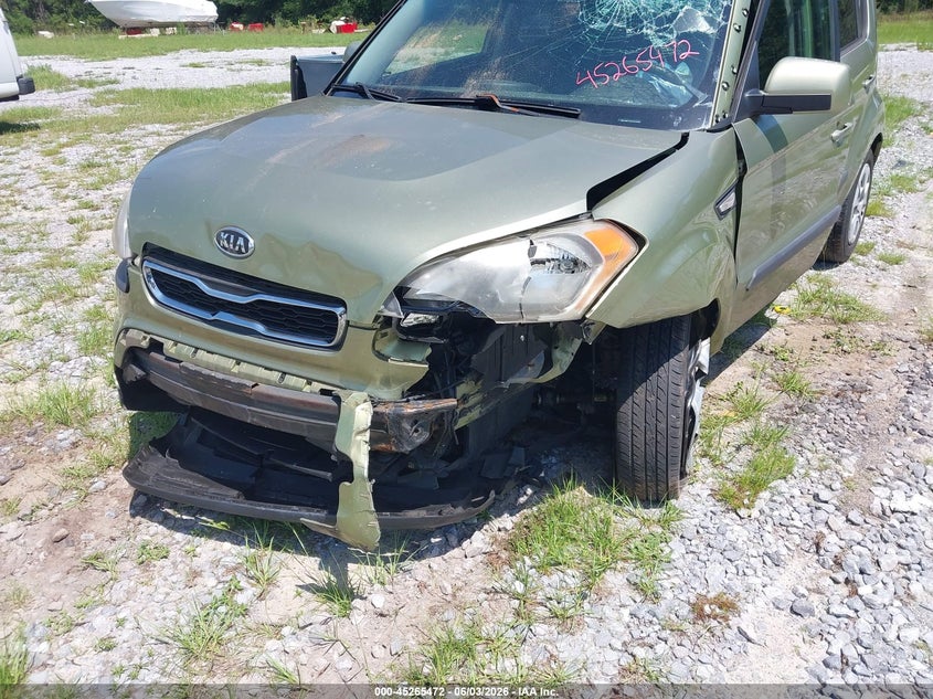 2012 Kia Soul VIN KNDJT2A52C7454392 IAAI salvage auction — LEFT FRONT, Salvage Title, sold $300 on 2026-07-23 (photo 6)