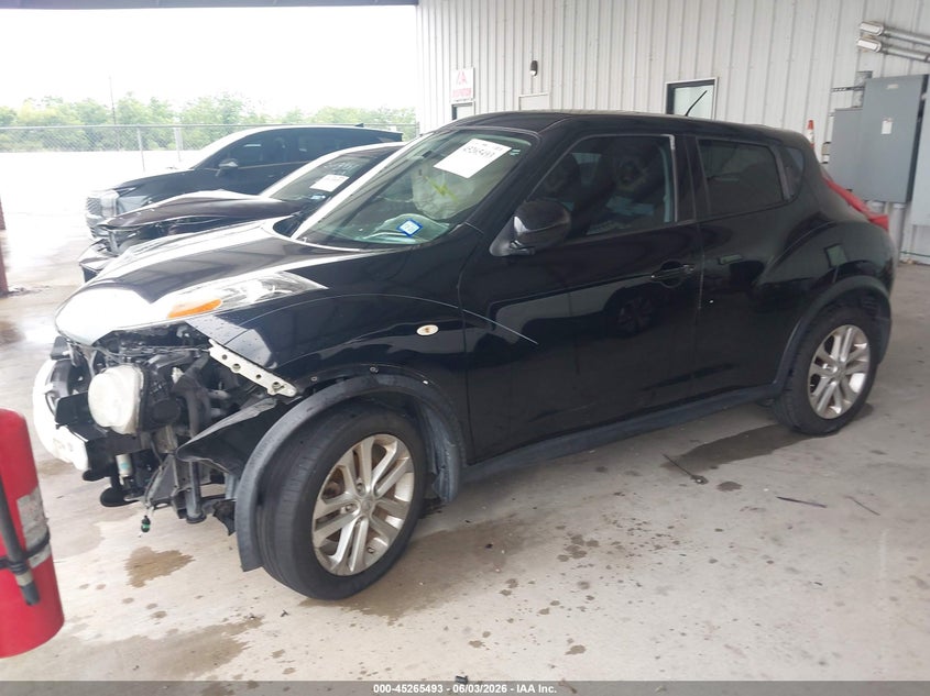 2014 Nissan Juke VIN JN8AF5MR5ET451993 IAAI salvage auction — RIGHT SIDE, Salvage Title, sold $400 on 2026-07-10 (photo 2)