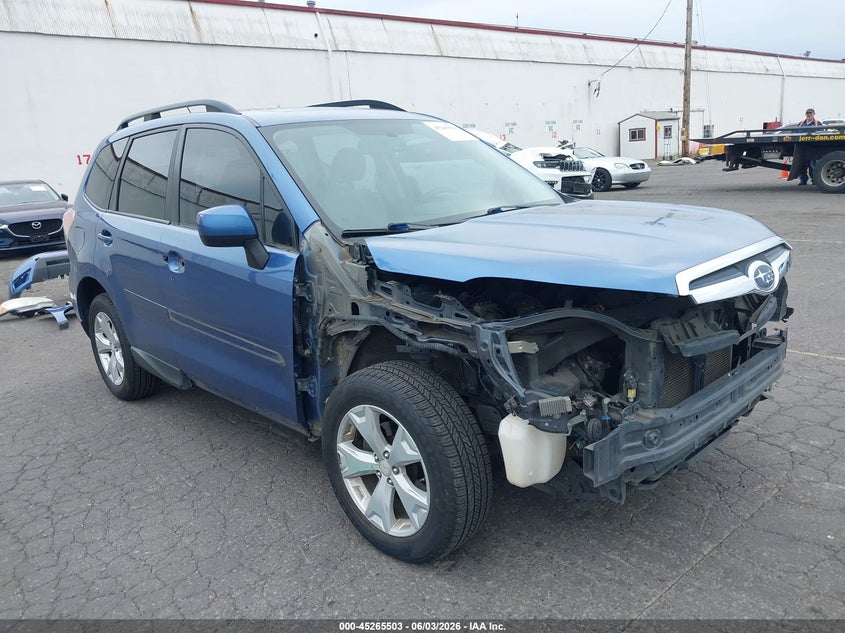 2015 Subaru Forester VIN JF2SJADC5FH818965 IAAI salvage auction — RIGHT FRONT, Salvage Title, sold $2,050 on 2026-07-16 (photo 1)