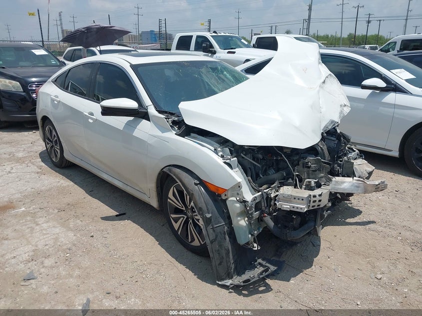 2018 Honda Civic VIN JHMFC1F78JX035615 IAAI salvage auction — FRONT END, Salvage Title, sold $25 on 2026-07-27 (photo 1)