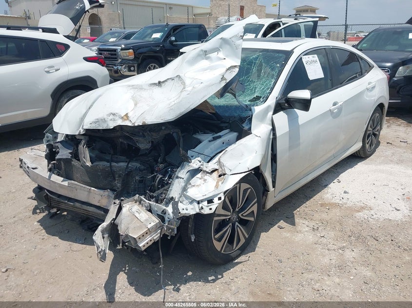 2018 Honda Civic VIN JHMFC1F78JX035615 IAAI salvage auction — FRONT END, Salvage Title, sold $25 on 2026-07-27 (photo 2)
