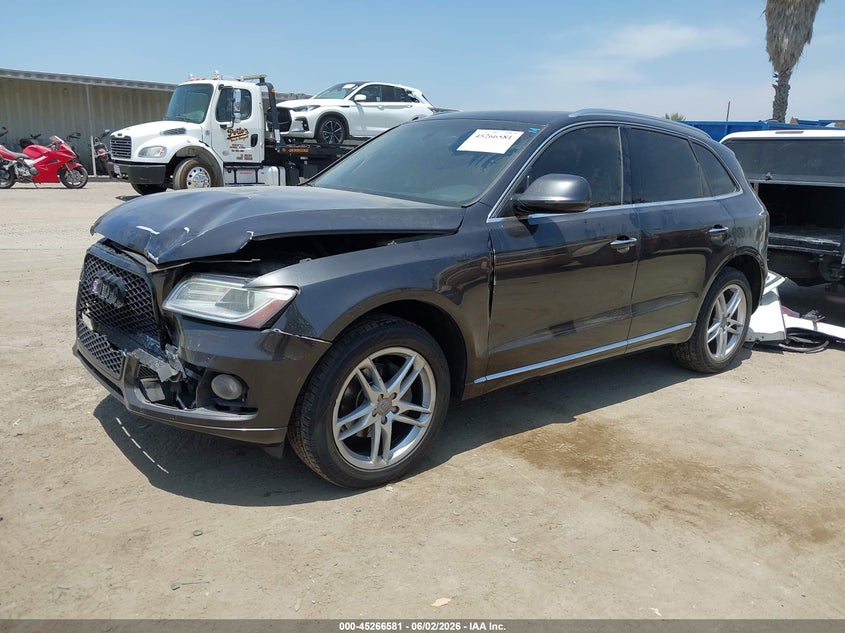 2015 Audi Q5 VIN WA1LFAFP6FA083839 IAAI salvage auction — FRONT END, Salvage Title, sold $1,200 on 2026-07-22 (photo 2)