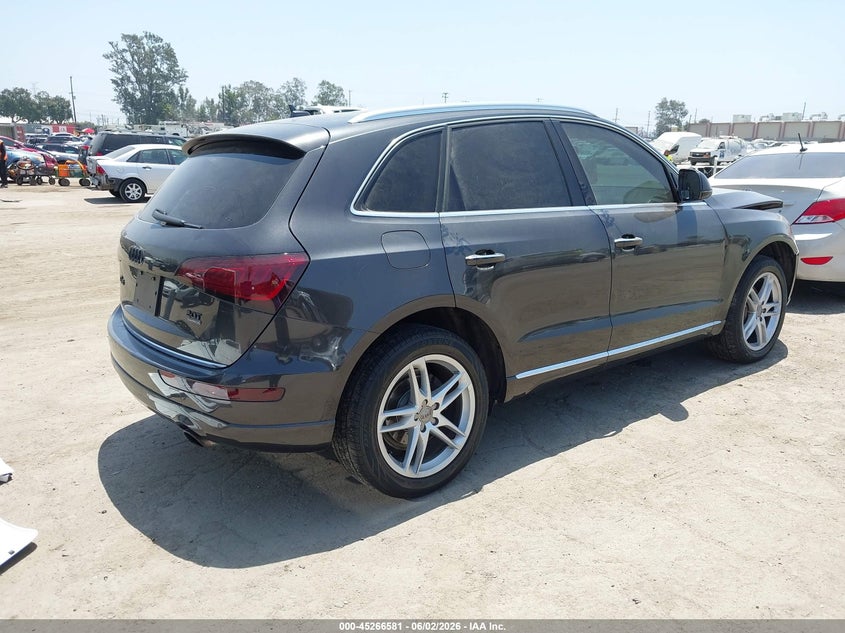 2015 Audi Q5 VIN WA1LFAFP6FA083839 IAAI salvage auction — FRONT END, Salvage Title, sold $1,200 on 2026-07-22 (photo 4)