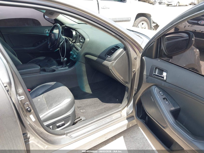 2013 Kia Optima VIN 5XXGR4A63DG107871 IAAI salvage auction — FRONT END, Original (Texas), sold $700 on 2026-07-14 (photo 5)