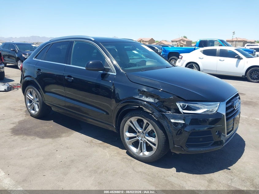 2016 Audi Q3 VIN WA1BFCFS2GR017514 IAAI salvage auction — RIGHT FRONT, Salvage (Oregon), sold $5,150 on 2026-07-14 (photo 1)