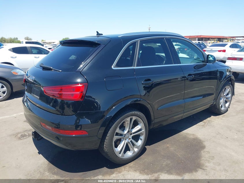 2016 Audi Q3 VIN WA1BFCFS2GR017514 IAAI salvage auction — RIGHT FRONT, Salvage (Oregon), sold $5,150 on 2026-07-14 (photo 4)