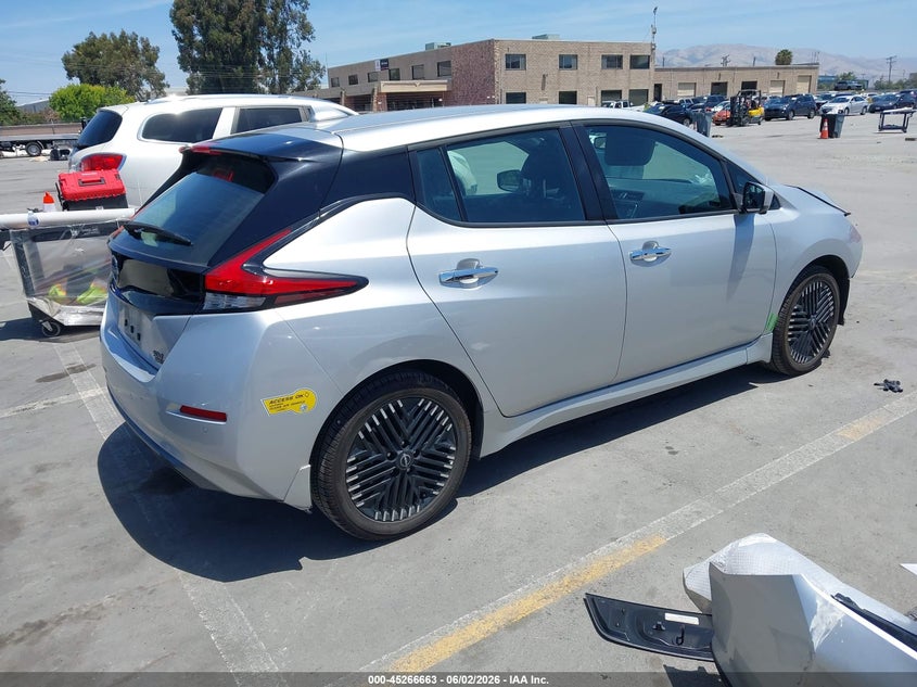 2023 Nissan Leaf VIN 1N4CZ1CV4PC550221 IAAI salvage auction — FRONT END, Salvage Title, sold $5,300 on 2026-07-11 (photo 4)