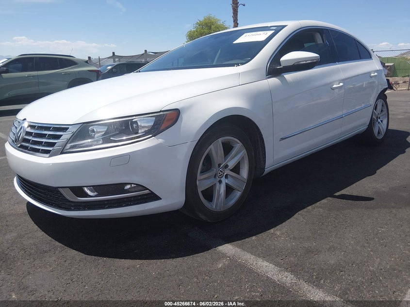 2017 Volkswagen Passat cc VIN WVWKP7AN3HE500594 IAAI salvage auction — REAR END, Salvage Title, sold $25 on 2026-07-24 (photo 2)