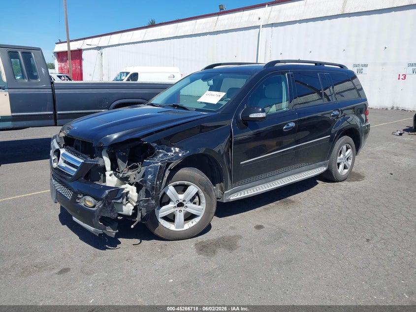 2007 Mercedes-benz Gl-class VIN 4JGBF71E27A210514 IAAI salvage auction — LEFT FRONT, Salvage (Oregon), sold $425 on 2026-07-09 (photo 2)