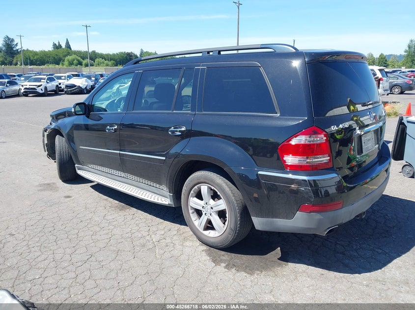 2007 Mercedes-benz Gl-class VIN 4JGBF71E27A210514 IAAI salvage auction — LEFT FRONT, Salvage (Oregon), sold $425 on 2026-07-09 (photo 3)