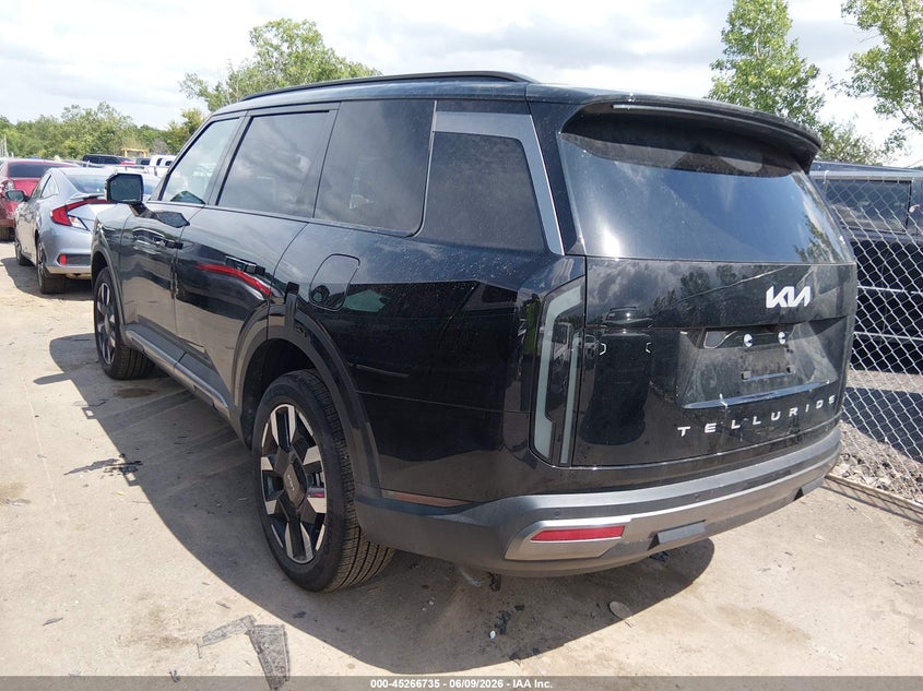 2027 Kia Telluride VIN 5XYPEES1XVG016193 IAAI salvage auction — HAIL, Salvage Title, sold $16,800 on 2026-07-21 (photo 3)