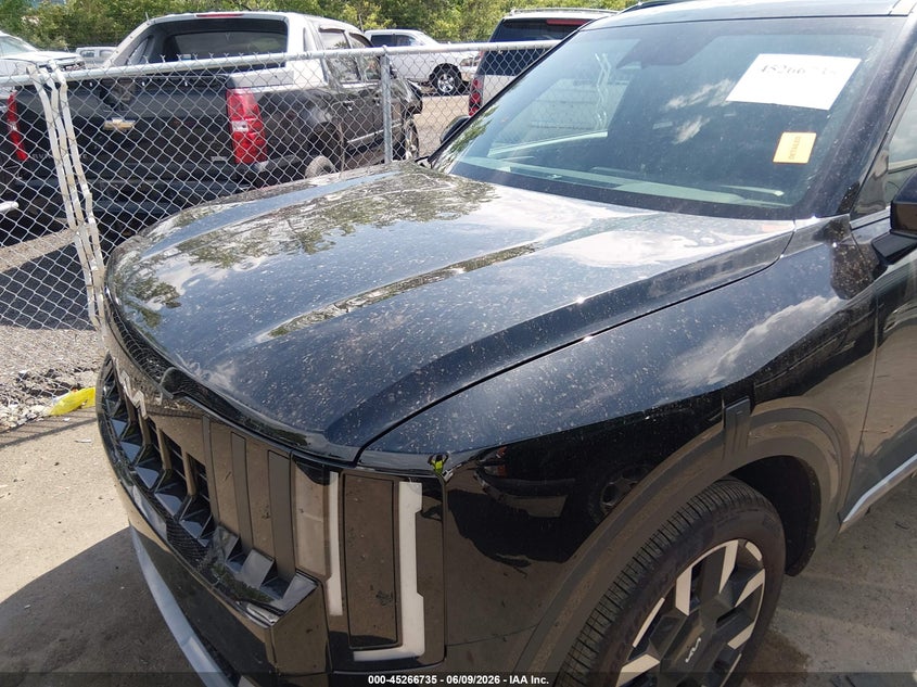 2027 Kia Telluride VIN 5XYPEES1XVG016193 IAAI salvage auction — HAIL, Salvage Title, sold $16,800 on 2026-07-21 (photo 6)