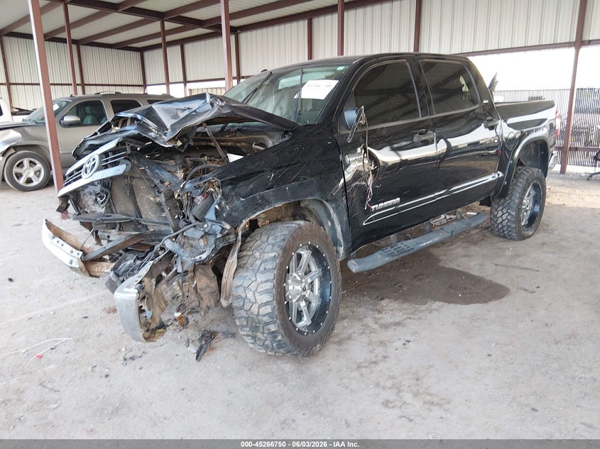 2015 Toyota Tundra VIN 5TFDW5F16FX454654 IAAI salvage auction — FRONT END, Salvage Title, sold $3,700 on 2026-07-09 (photo 2)