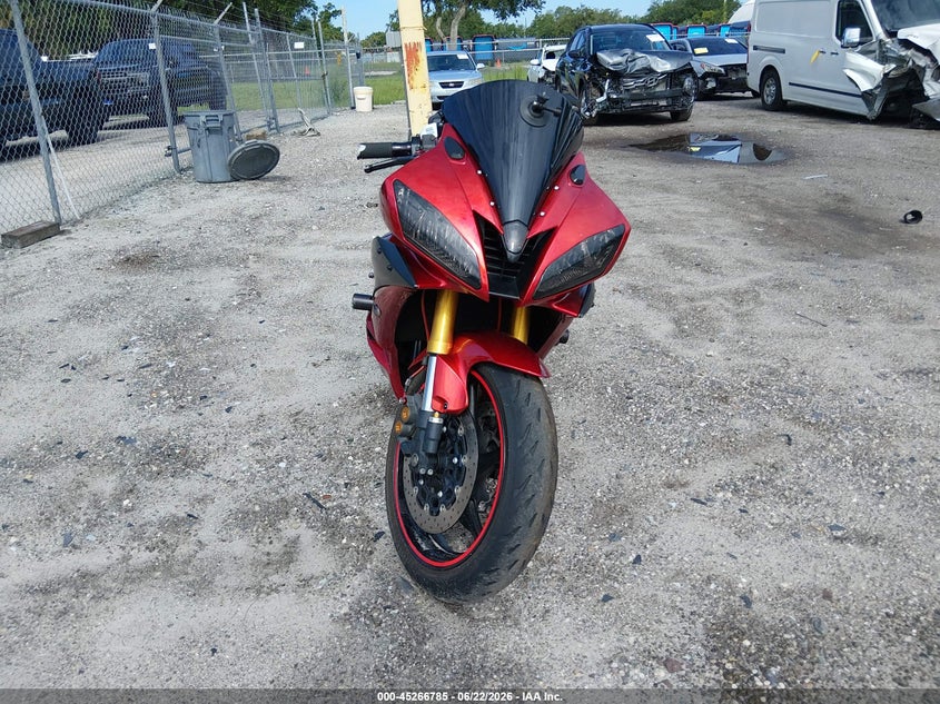 2007 Yamaha Yzfr6 VIN JYARJ12E77A011130 IAAI salvage auction — REAR END, Rebuildable (Florida), sold $2,550 on 2026-07-07 (photo 5)