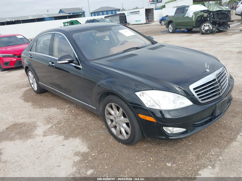 2007 Mercedes-benz S class VIN WDDNG86X67A134509 IAAI salvage auction — HAIL, Original (Texas), sold $3,200 on 2026-07-08 (photo 1)
