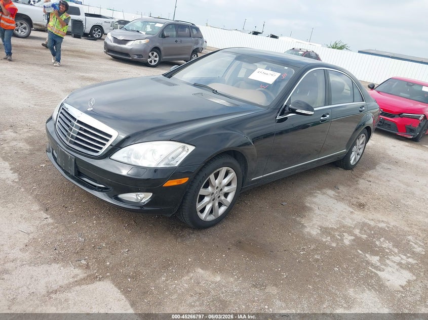 2007 Mercedes-benz S class VIN WDDNG86X67A134509 IAAI salvage auction — HAIL, Original (Texas), sold $3,200 on 2026-07-08 (photo 2)
