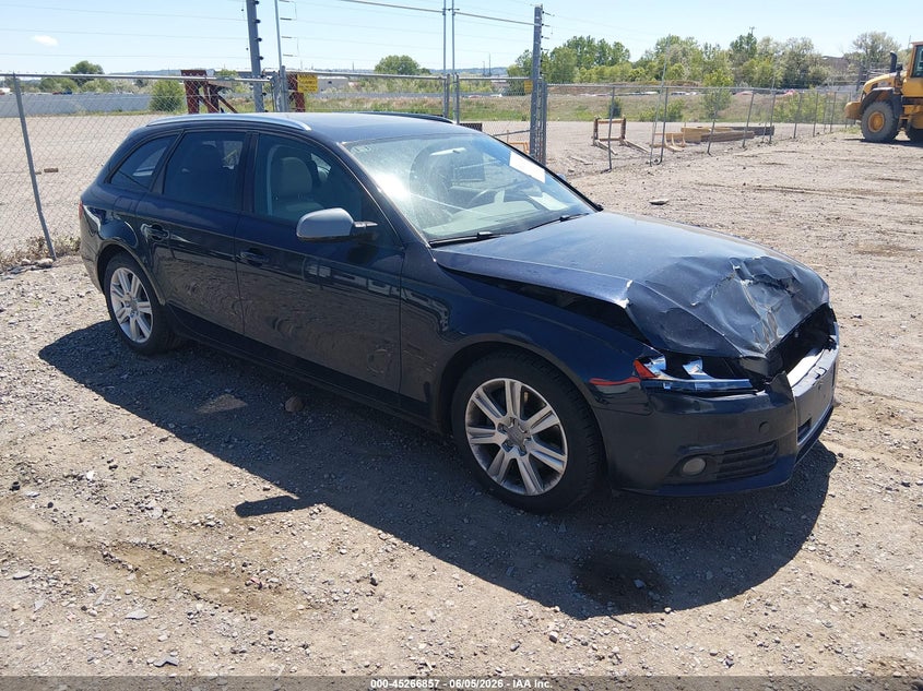 2011 Audi A4 VIN WAUSFAFLXBA053555 IAAI salvage auction — FRONT END, Clear (Montana), sold $200 on 2026-07-22 (photo 1)