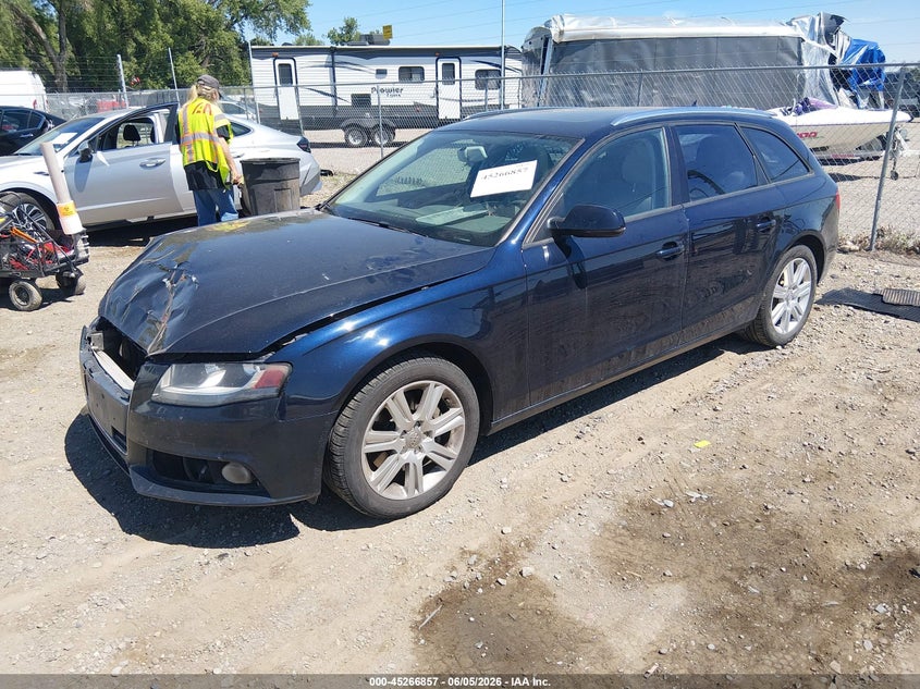 2011 Audi A4 VIN WAUSFAFLXBA053555 IAAI salvage auction — FRONT END, Clear (Montana), sold $200 on 2026-07-22 (photo 2)