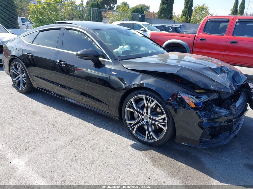 2019 Audi A7 VIN WAUV2AF20KN026745 IAAI salvage auction — FRONT END, Salvage Title, sold $9,975 on 2026-07-09 (photo 1)