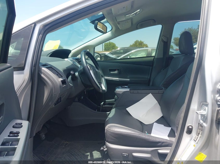 2013 Toyota Prius v VIN JTDZN3EU0D3265589 IAAI salvage auction — RIGHT FRONT, Wait Title, sold $2,250 on 2026-08-16 (photo 5)