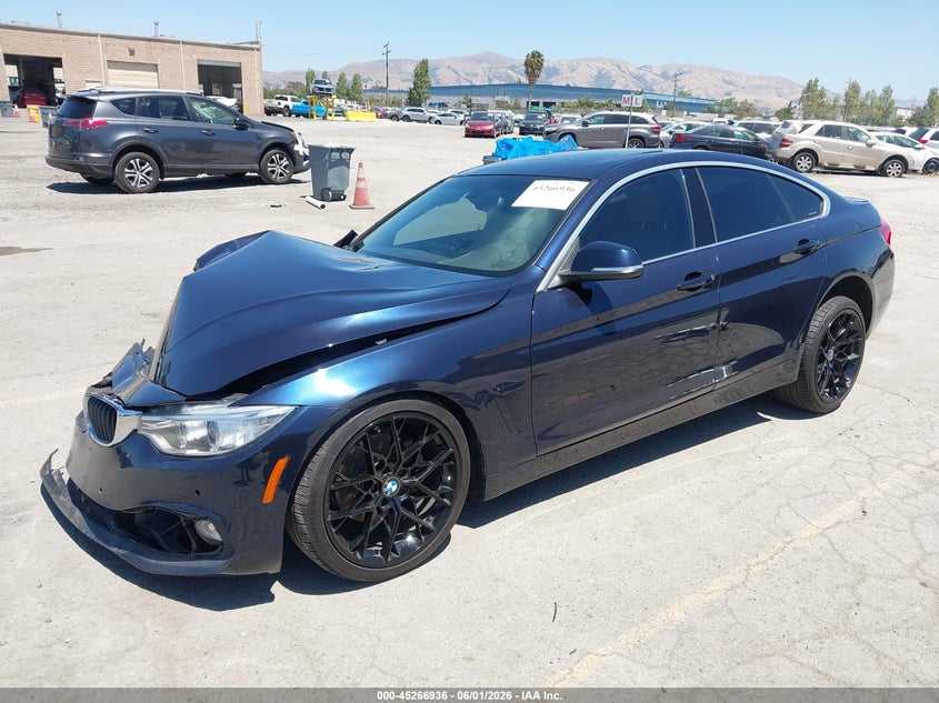 2017 BMW VIN WBA4F9C38HG813306 IAAI salvage auction — RIGHT FRONT, Salvage Title, sold $1,375 on 2026-07-13 (photo 2)