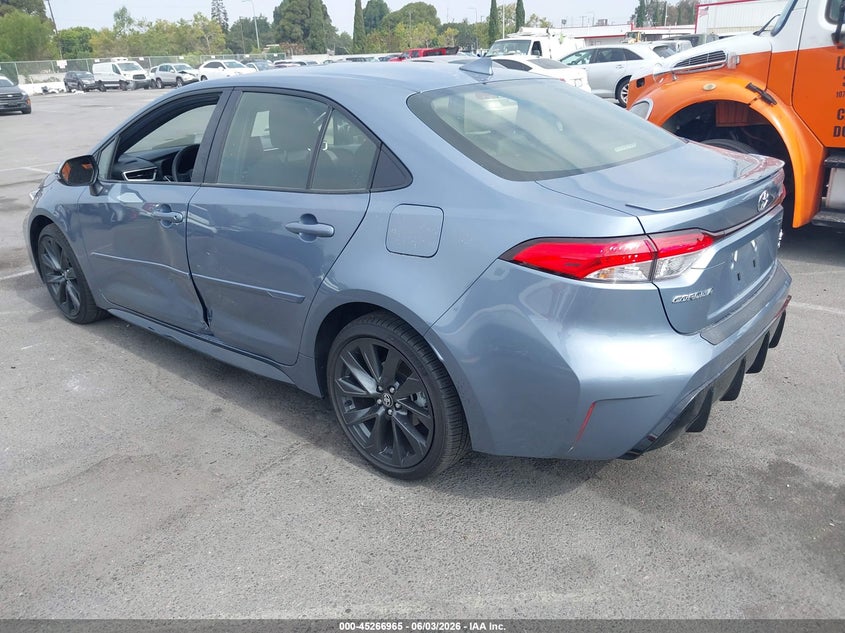 2026 Toyota Corolla VIN JTDBCMFE6T3141166 IAAI salvage auction — SIDE, Salvage (California), sold $11,700 on 2026-07-09 (photo 3)