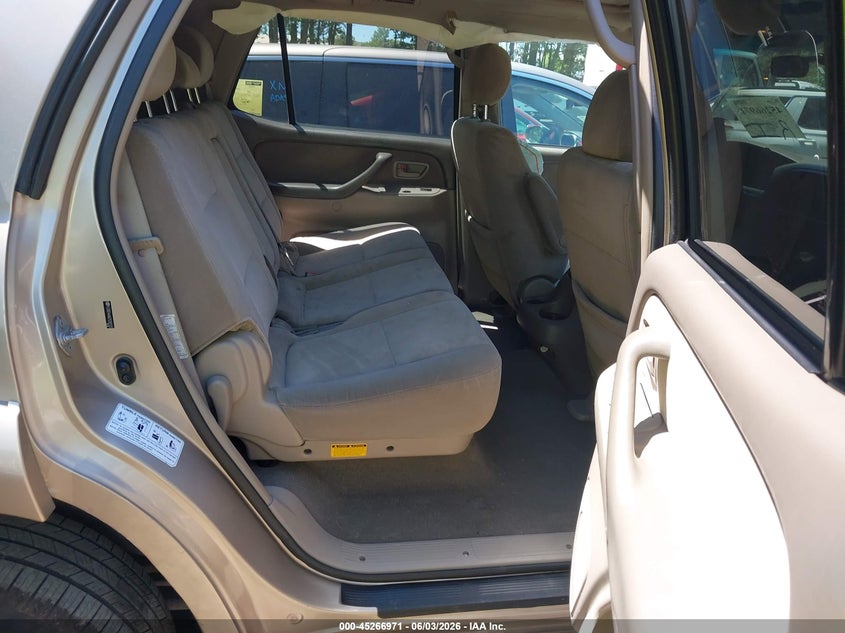 2007 Toyota Sequoia VIN 5TDBT44A67S292125 IAAI salvage auction — LEFT SIDE, Clear (Virginia), sold $1,750 on 2026-07-09 (photo 8)