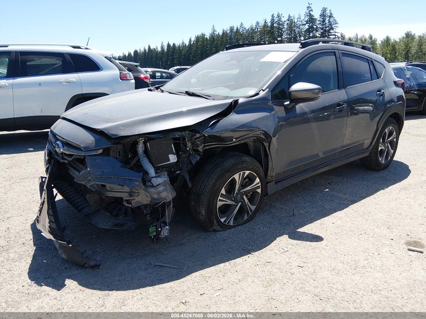 2024 Subaru Xv VIN JF2GUADC7R8309221 IAAI salvage auction — LEFT FRONT, Salvage Title, sold $7,100 on 2026-08-27 (photo 2)