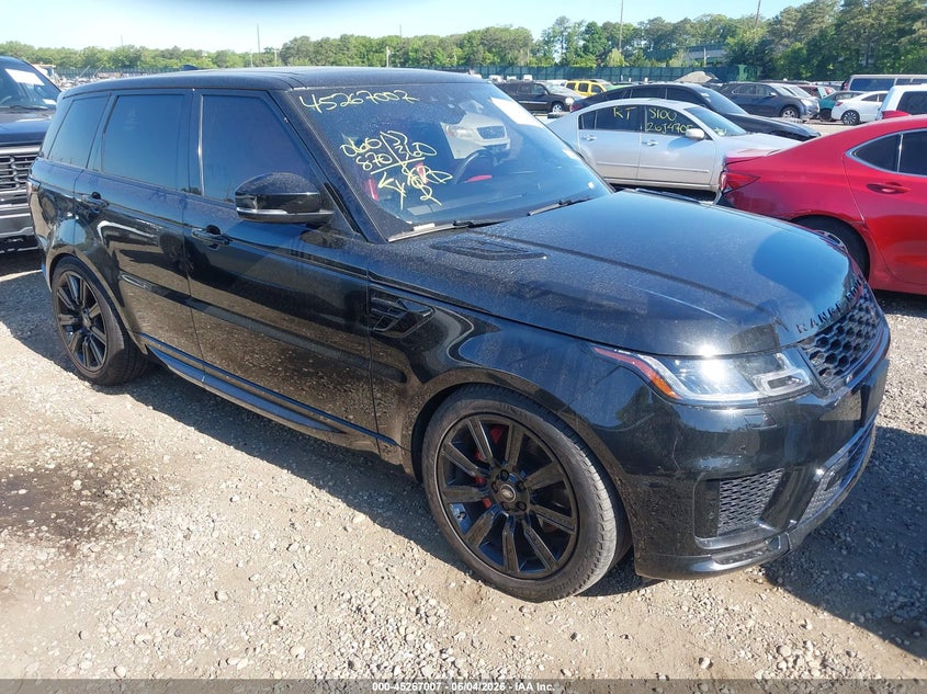 2020 Land rover Range rover sport VIN SALWS2RUXLA733332 IAAI salvage auction — FRONT END, Salvage Title, sold $20,150 on 2026-07-14 (photo 1)