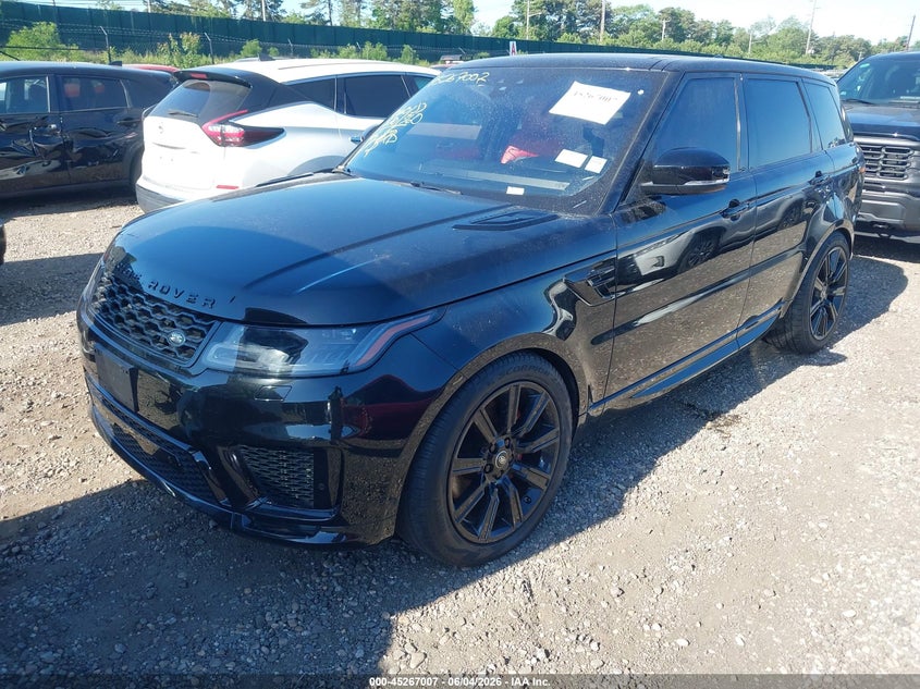 2020 Land rover Range rover sport VIN SALWS2RUXLA733332 IAAI salvage auction — FRONT END, Salvage Title, sold $20,150 on 2026-07-14 (photo 2)