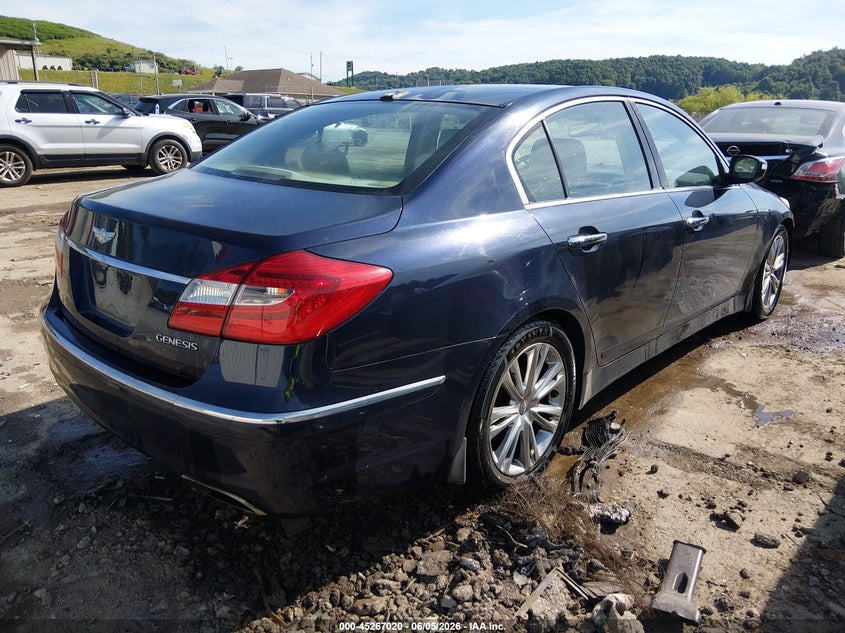 2012 Hyundai Genesis VIN KMHGC4DD6CU206782 IAAI salvage auction — FRONT END, Salvage (West Virginia), sold $425 on 2026-07-19 (photo 4)