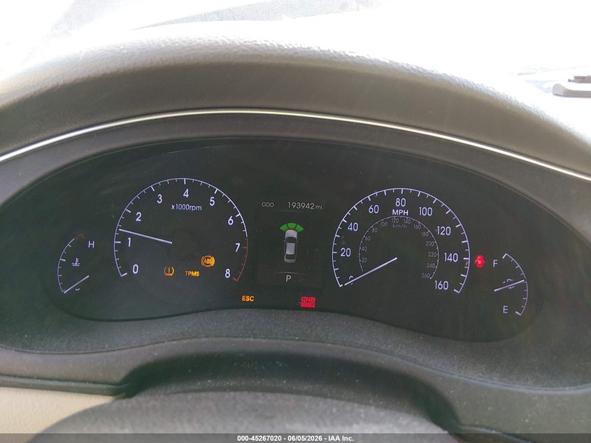 2012 Hyundai Genesis VIN KMHGC4DD6CU206782 IAAI salvage auction — FRONT END, Salvage (West Virginia), sold $425 on 2026-07-19 (photo 7)